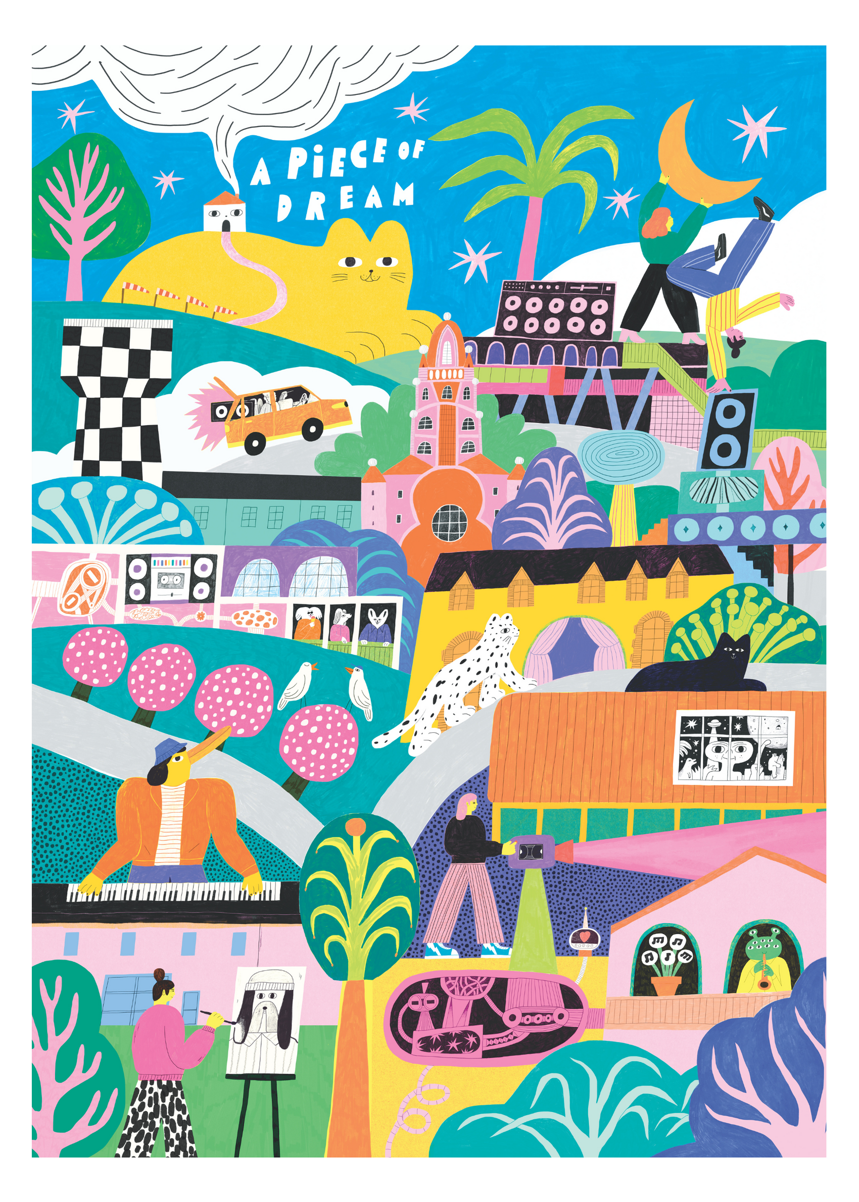 Big Yellow Cat Puzzle