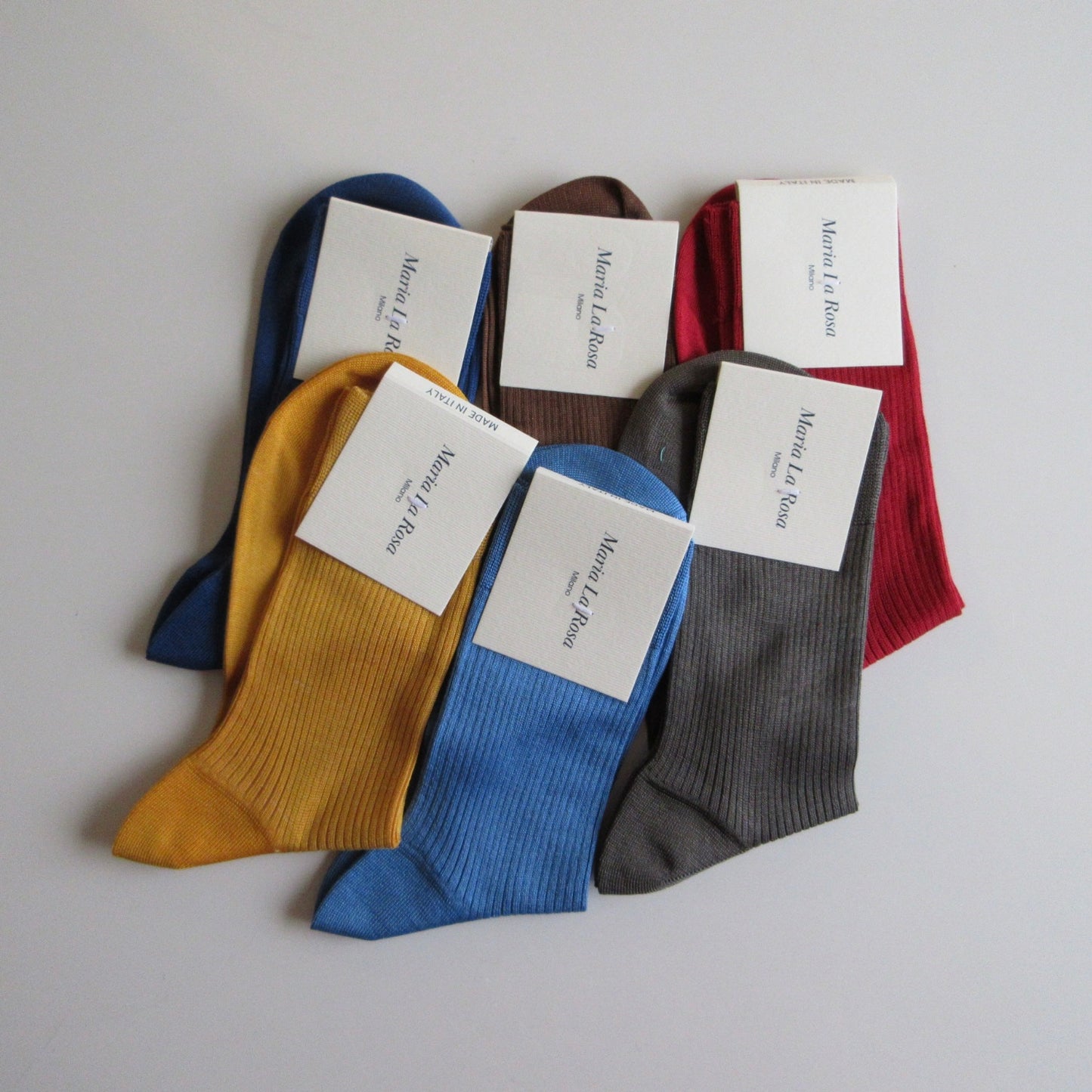 One Ribbed Socks Lavagna