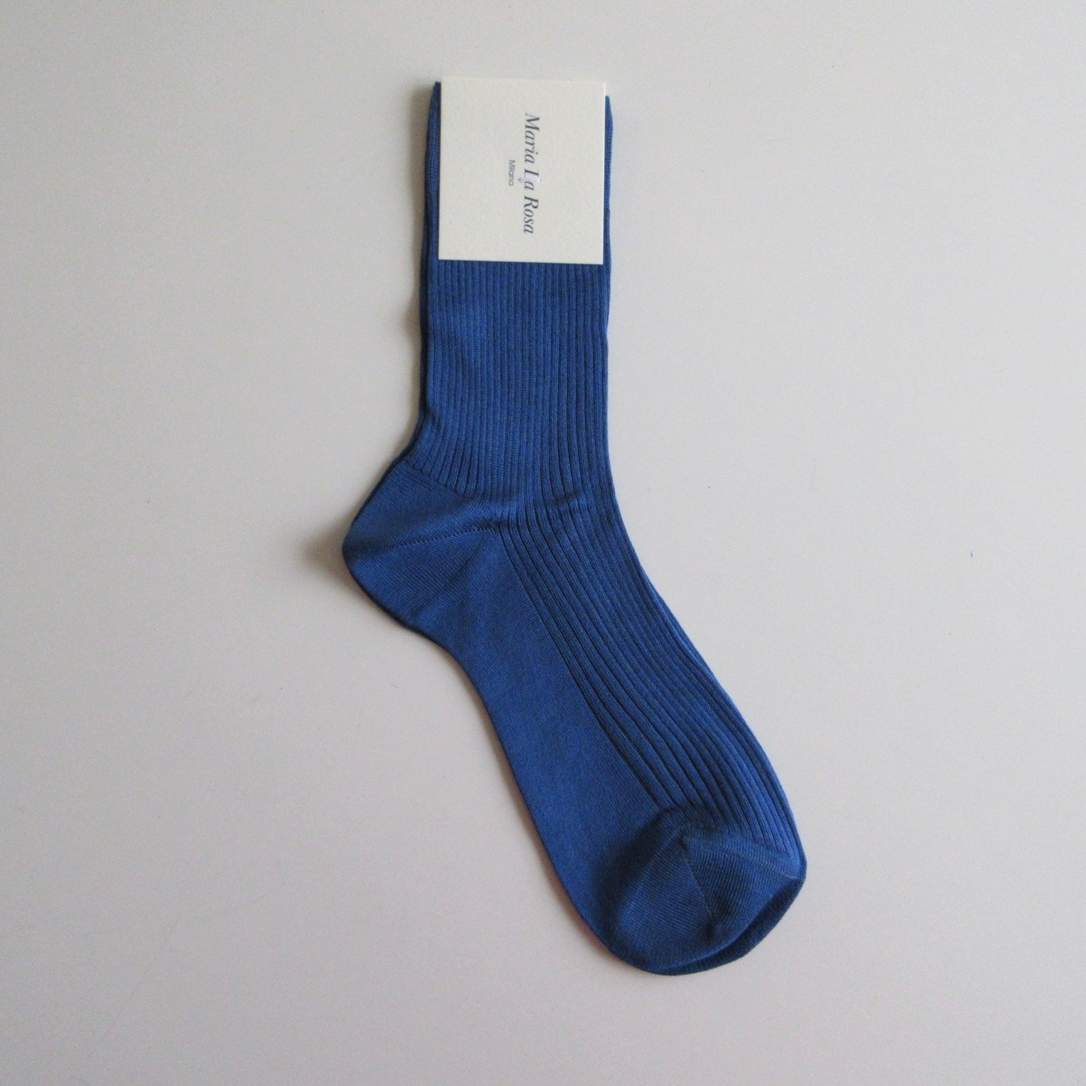 One Ribbed Socks Bluette