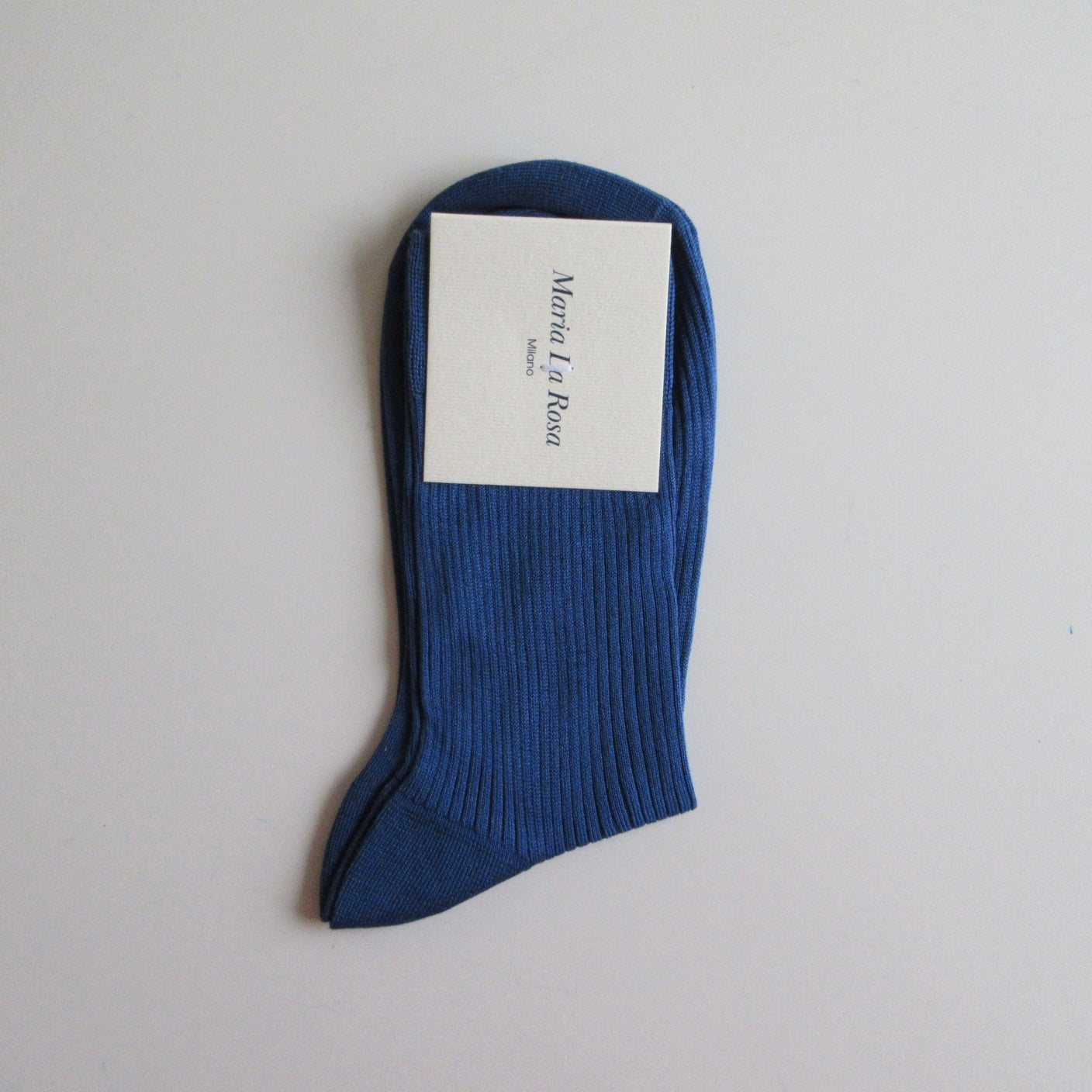 One Ribbed Socks Bluette