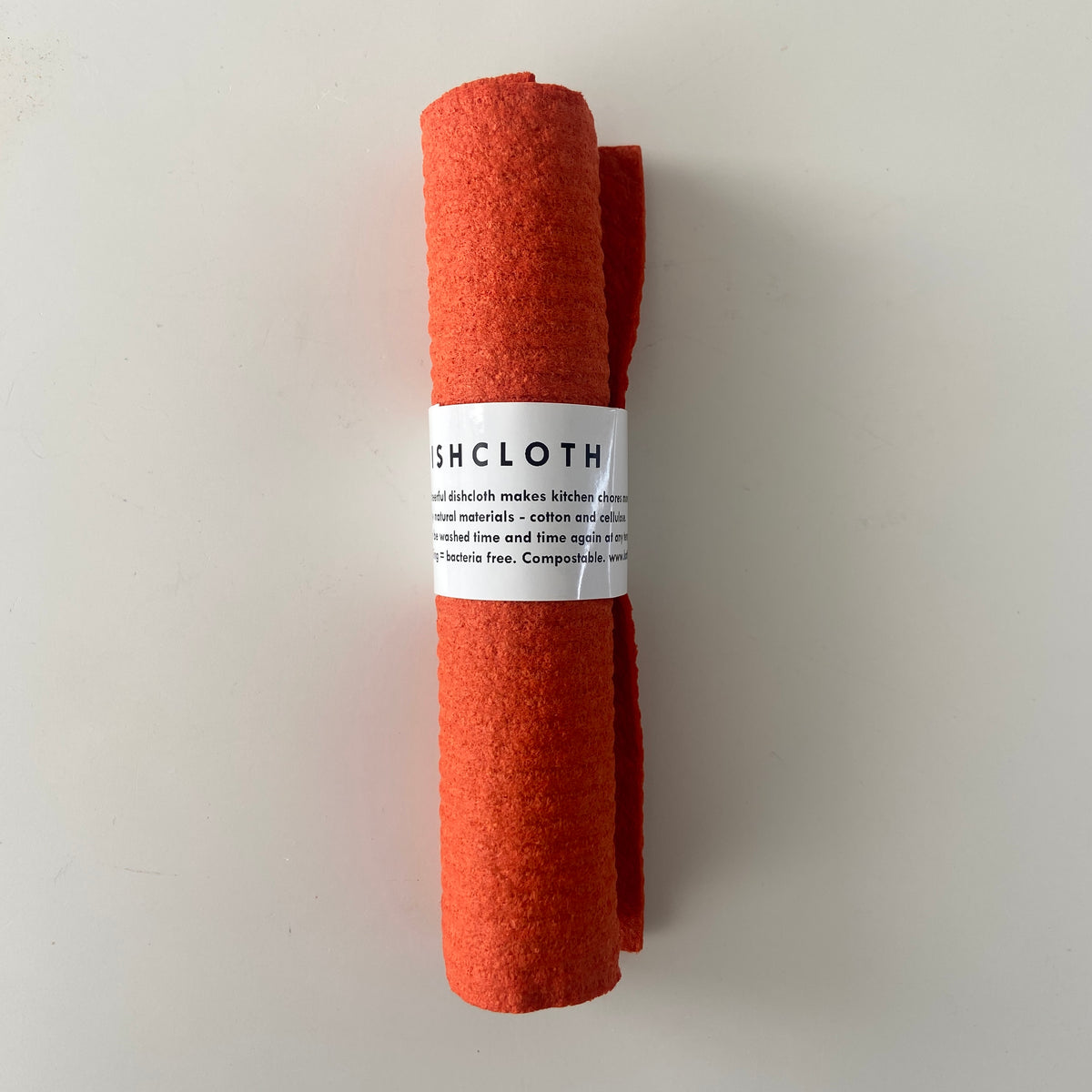 Dark Orange Dishcloth