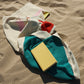 Martens & Martens Bath Sheet/Beach Towel - Pink Turquoise Lime Red
