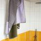 Lex Pott Bath Towel Set - Green/Lilac