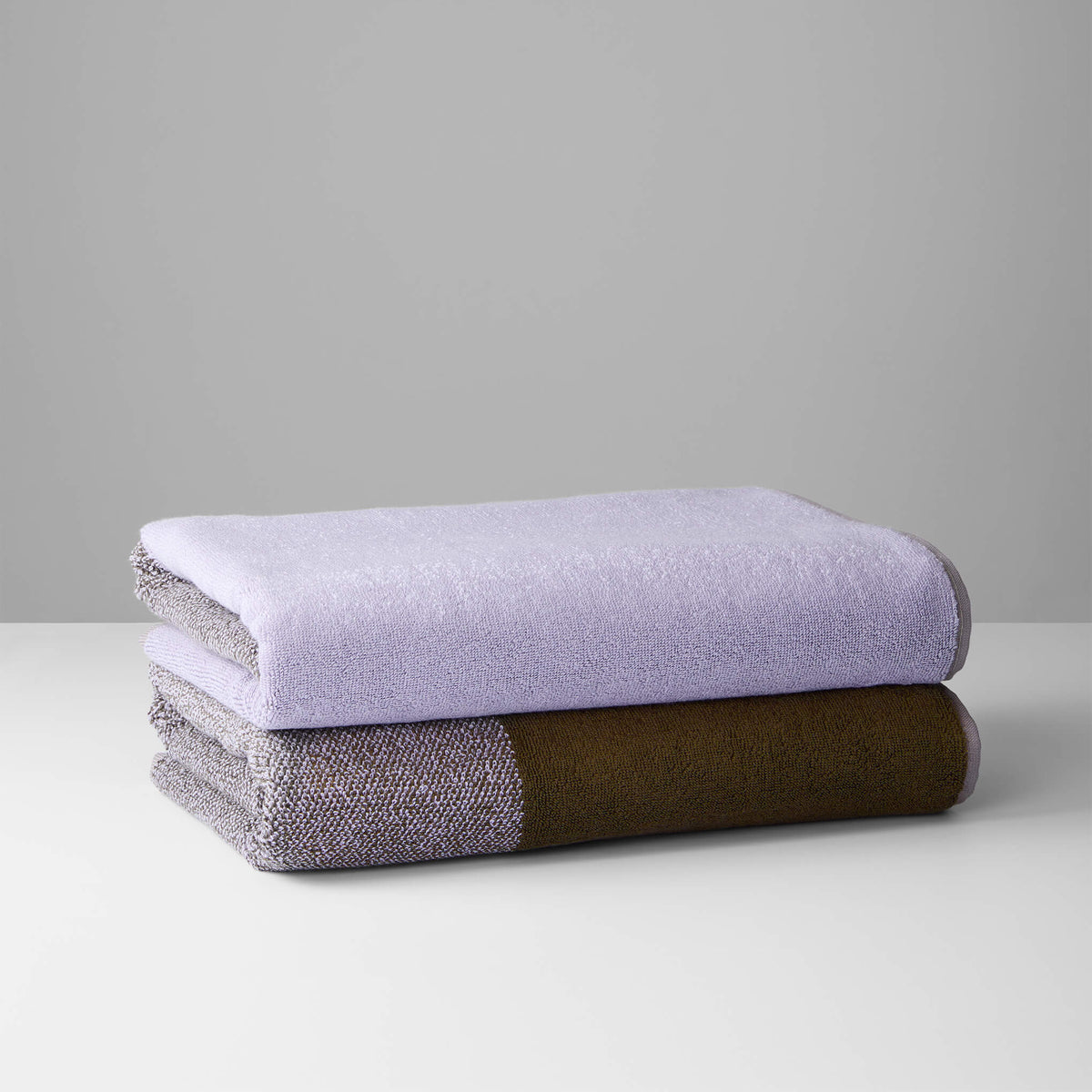 Lex Pott Bath Towel Set - Green/Lilac