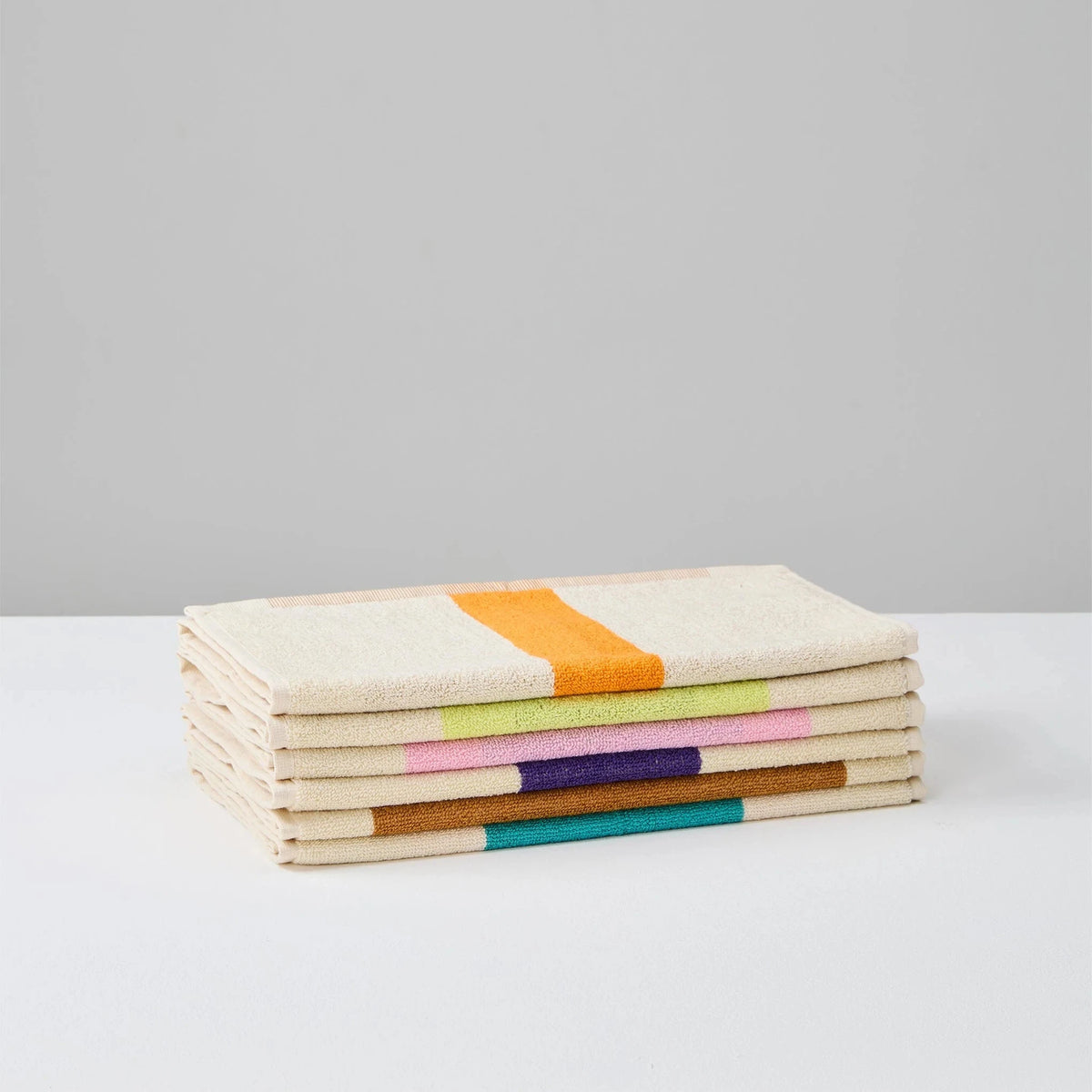 Martens & Martens Guest Towel Set - Turquoise Purple Toffee