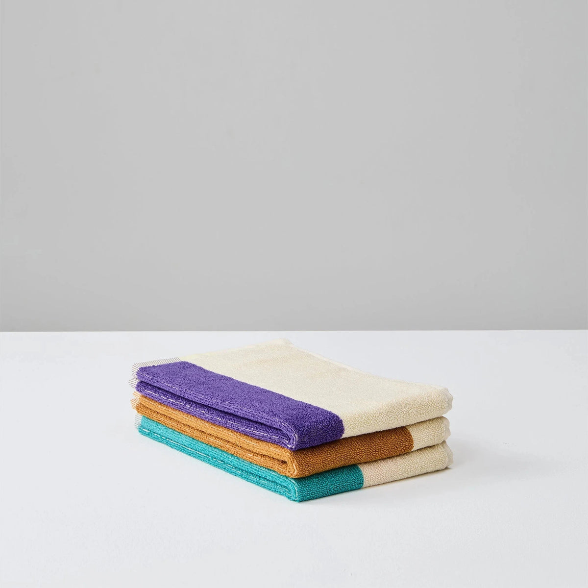Martens & Martens Guest Towel Set - Turquoise Purple Toffee