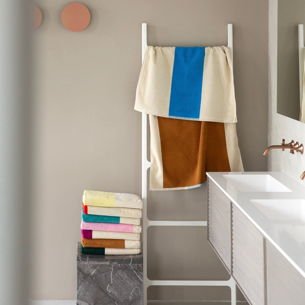 Martens & Martens Bath Towel - Aqua Toffee
