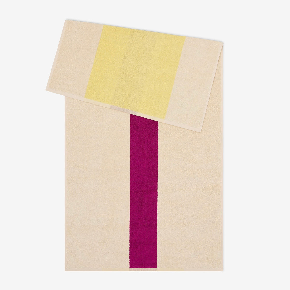 Martens & Martens Bath Towel - Yellow Fuchsia
