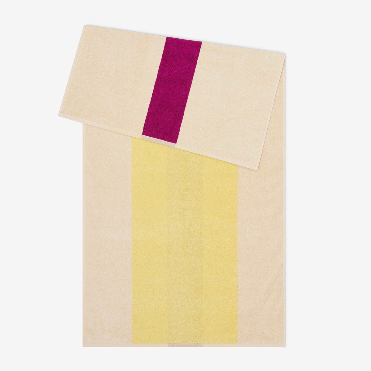 Martens & Martens Bath Towel - Yellow Fuchsia