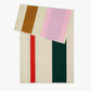 Martens & Martens Bath Sheet/Beach Towel - Red Dark Green Toffee Pink