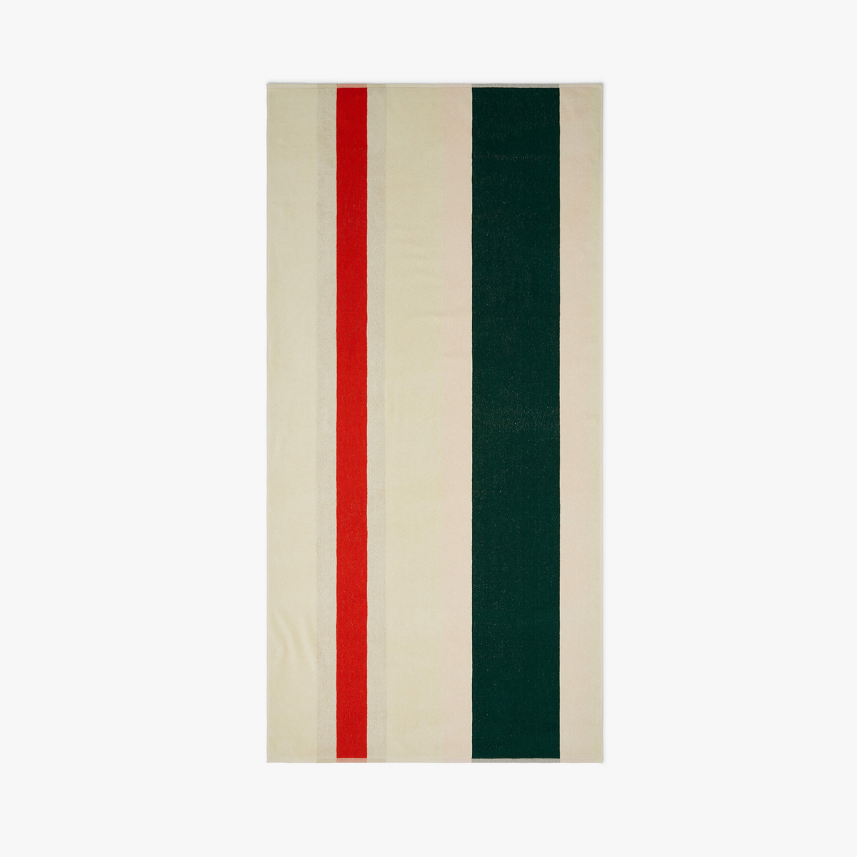 Martens & Martens Bath Sheet/Beach Towel - Red Dark Green Toffee Pink
