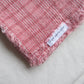 Fringed Napkin Set of 6 Red Check