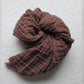 Linen Scarf Chocolate