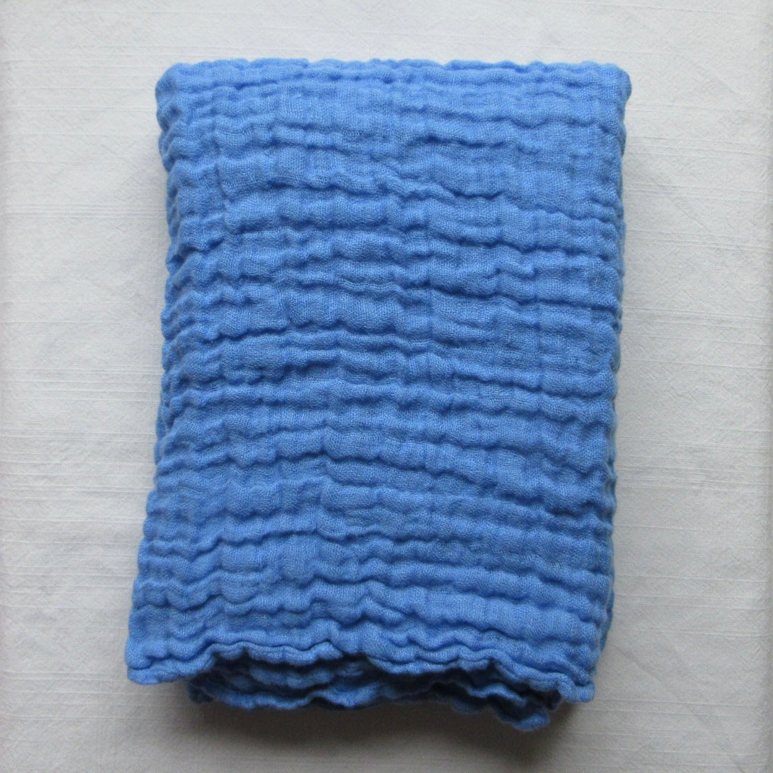 Linen Scarf Azure