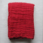 Linen Scarf Red