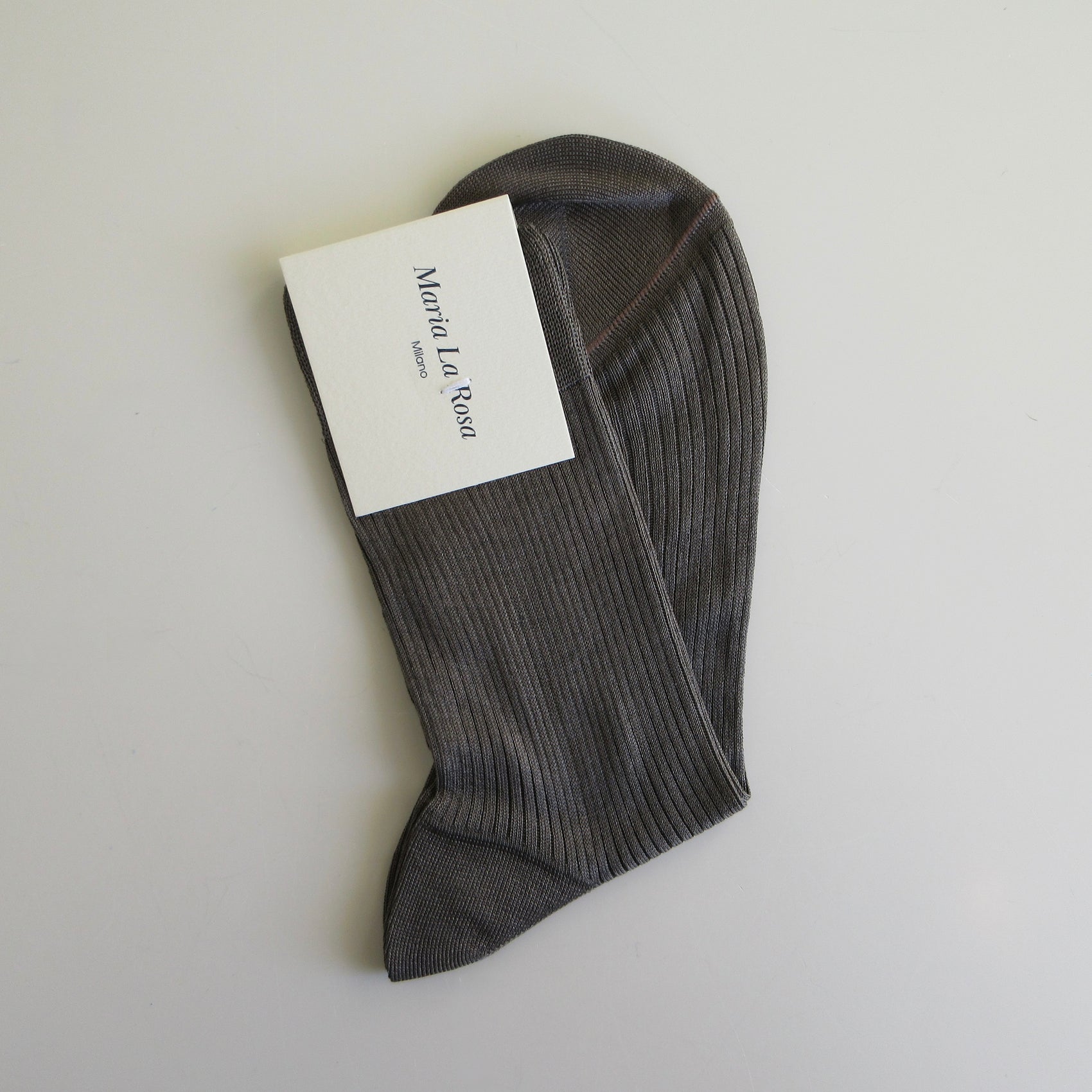 One Ribbed Socks Lavagna