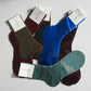 One Ribbed Laminated Socks Cielo