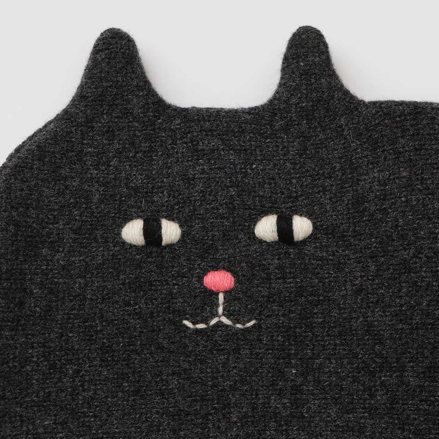 Giles Black Cat Hot Water Bottle Cover and Bottle