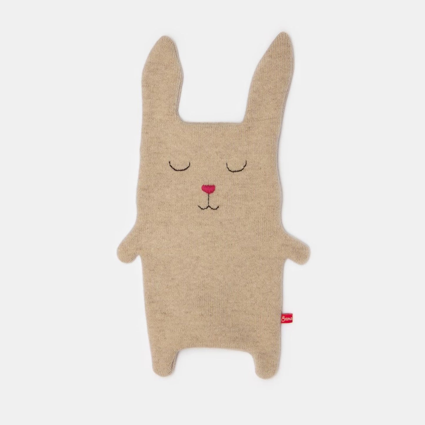 Sleepy Bunny Hot Water Bottle Cover and Bottle