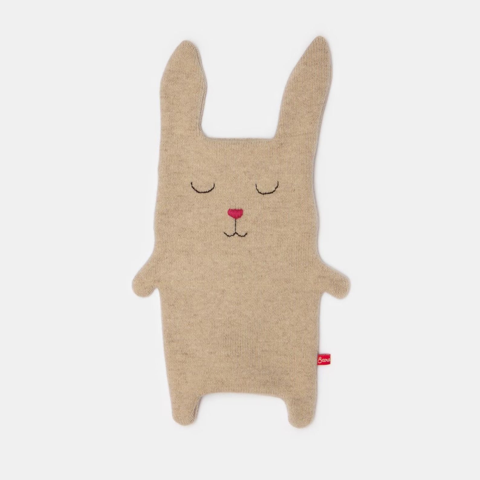 Sleepy Bunny Hot Water Bottle Cover and Bottle