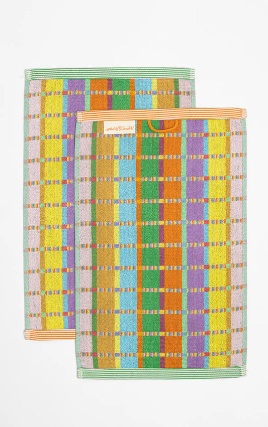 Criss Cross Hand Towel Duo
