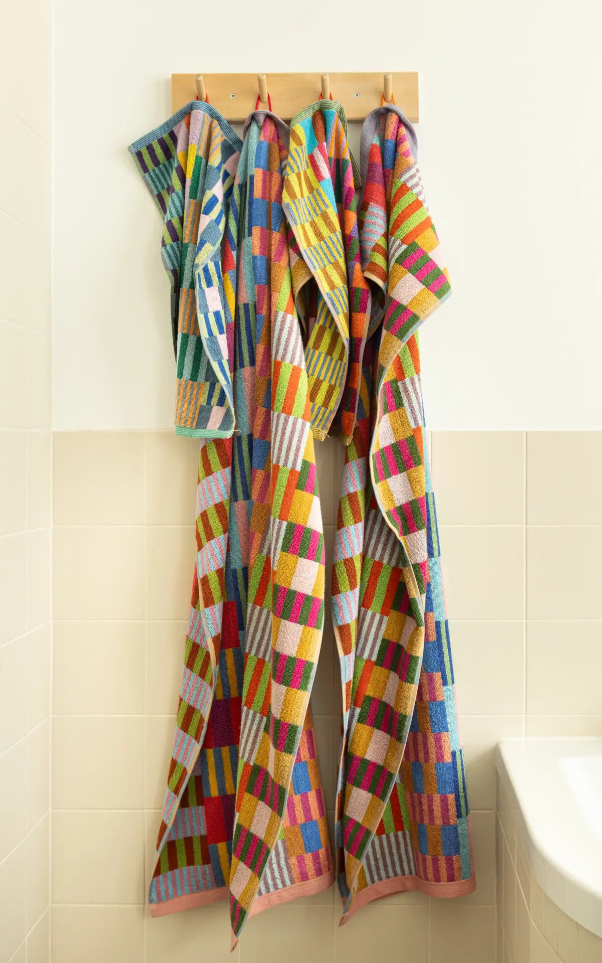 Tulip Quilt Bath Towel