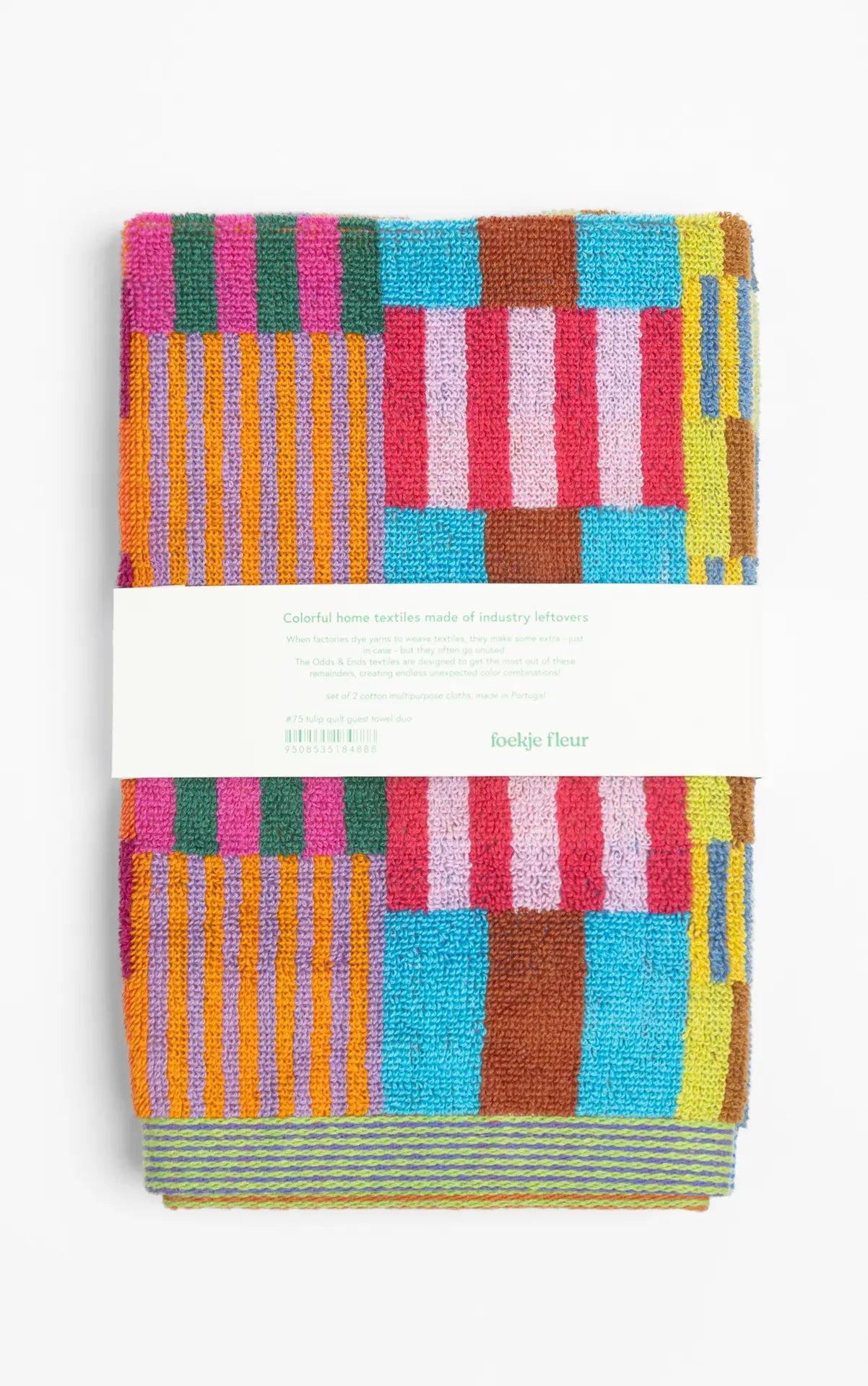 Tulip Quilt Hand Towel Duo