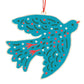 Bird in Flight Printed Wooden Ornament