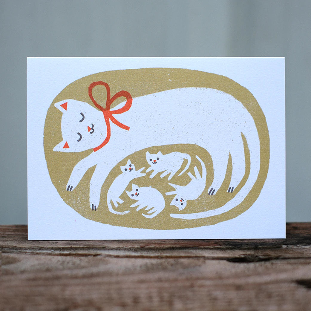 Cat & Kittens Card