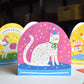 Party Cat Snowglobe Card