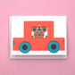 Red Car Mini Card