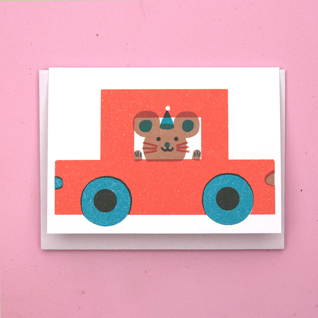 Red Car Mini Card