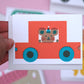 Red Car Mini Card