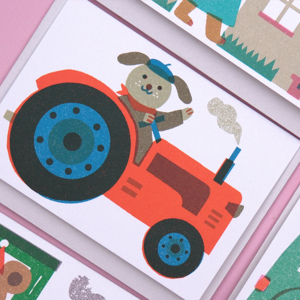 Tractor Mini Card