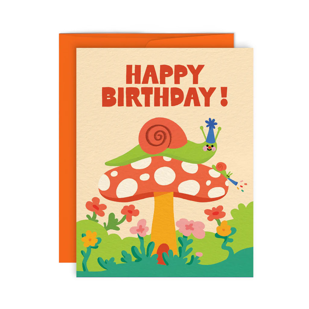 Snail Party Card