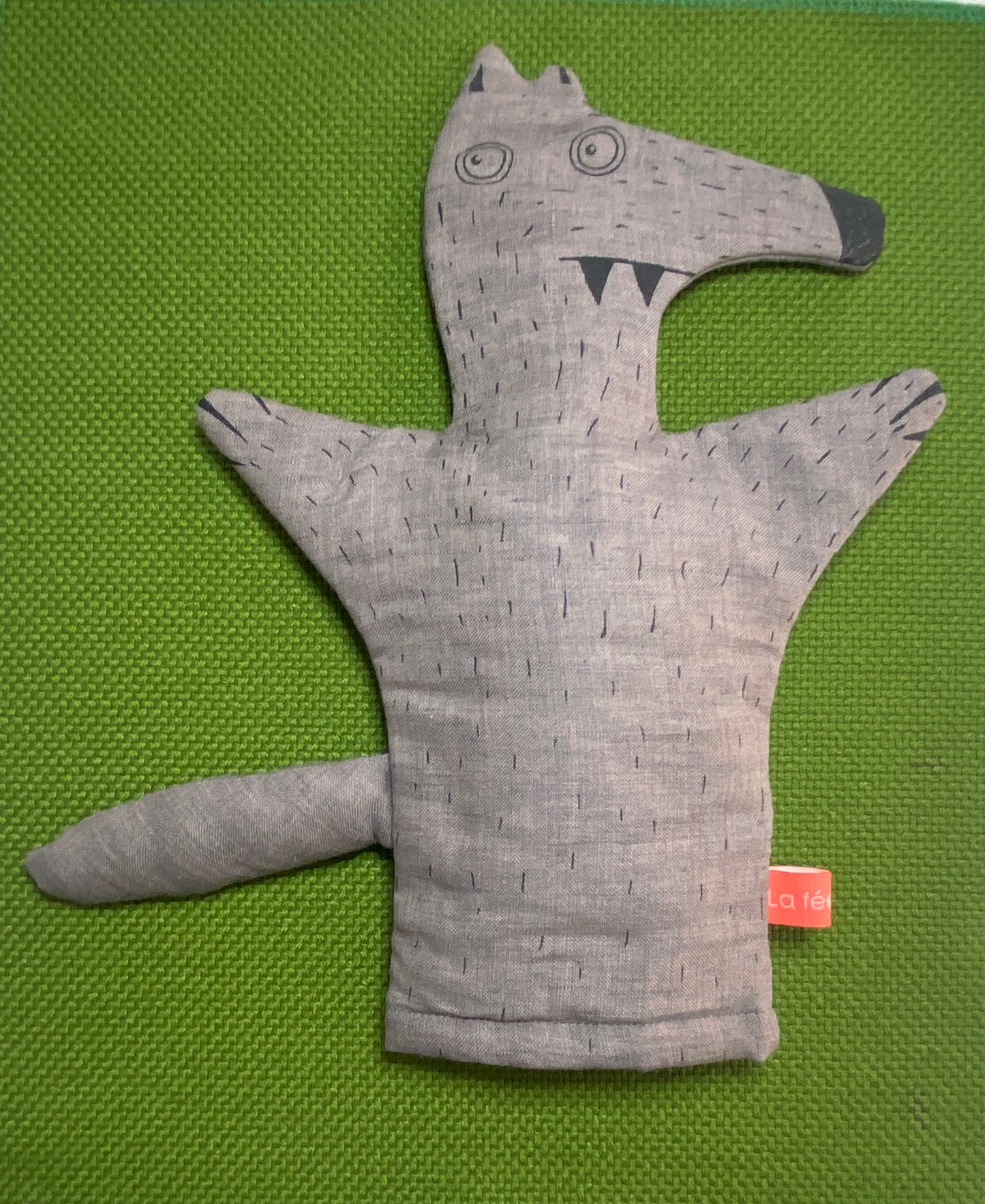 Michel Loulouvain the Wolf Hand Puppet