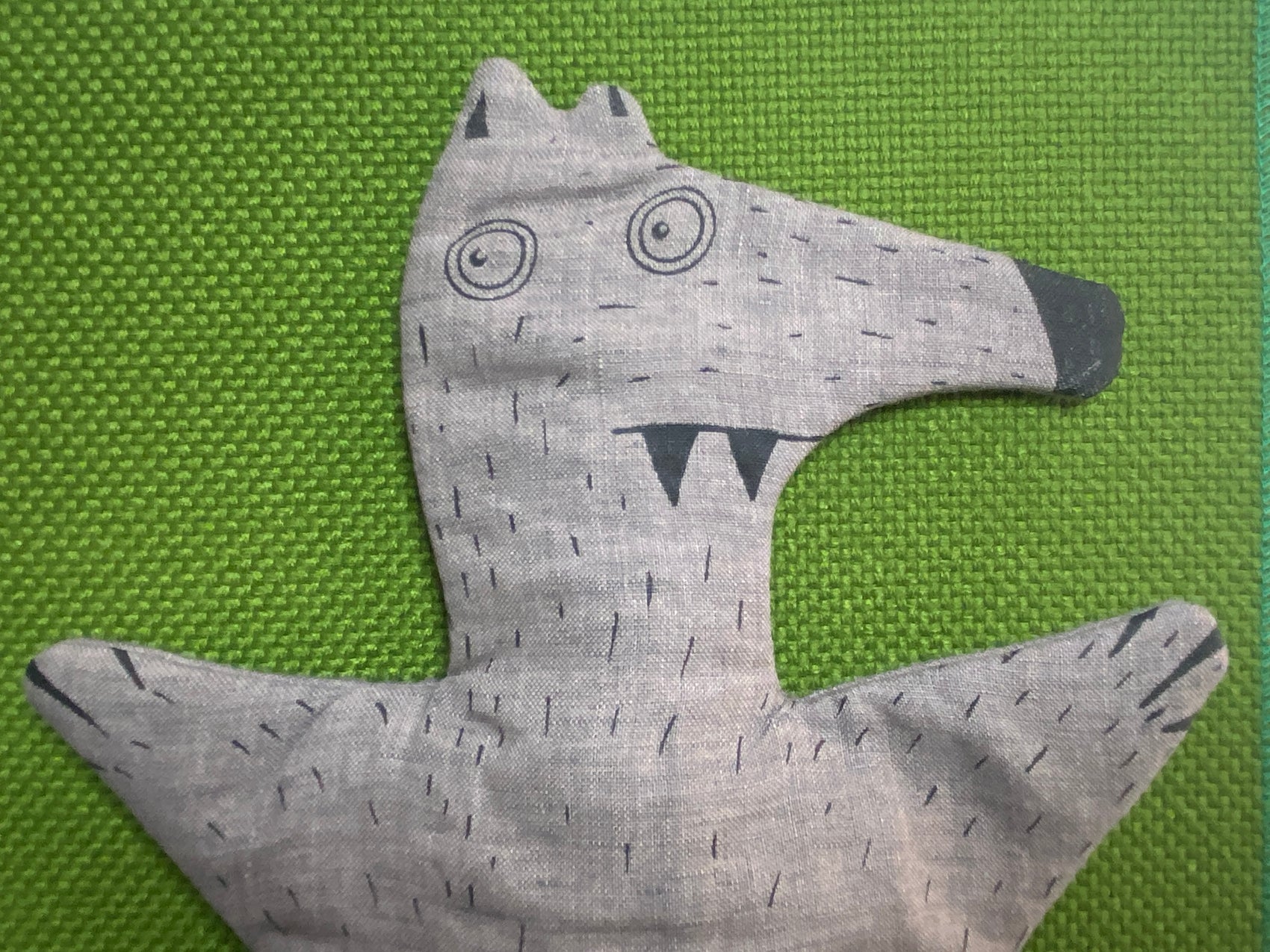 Michel Loulouvain the Wolf Hand Puppet