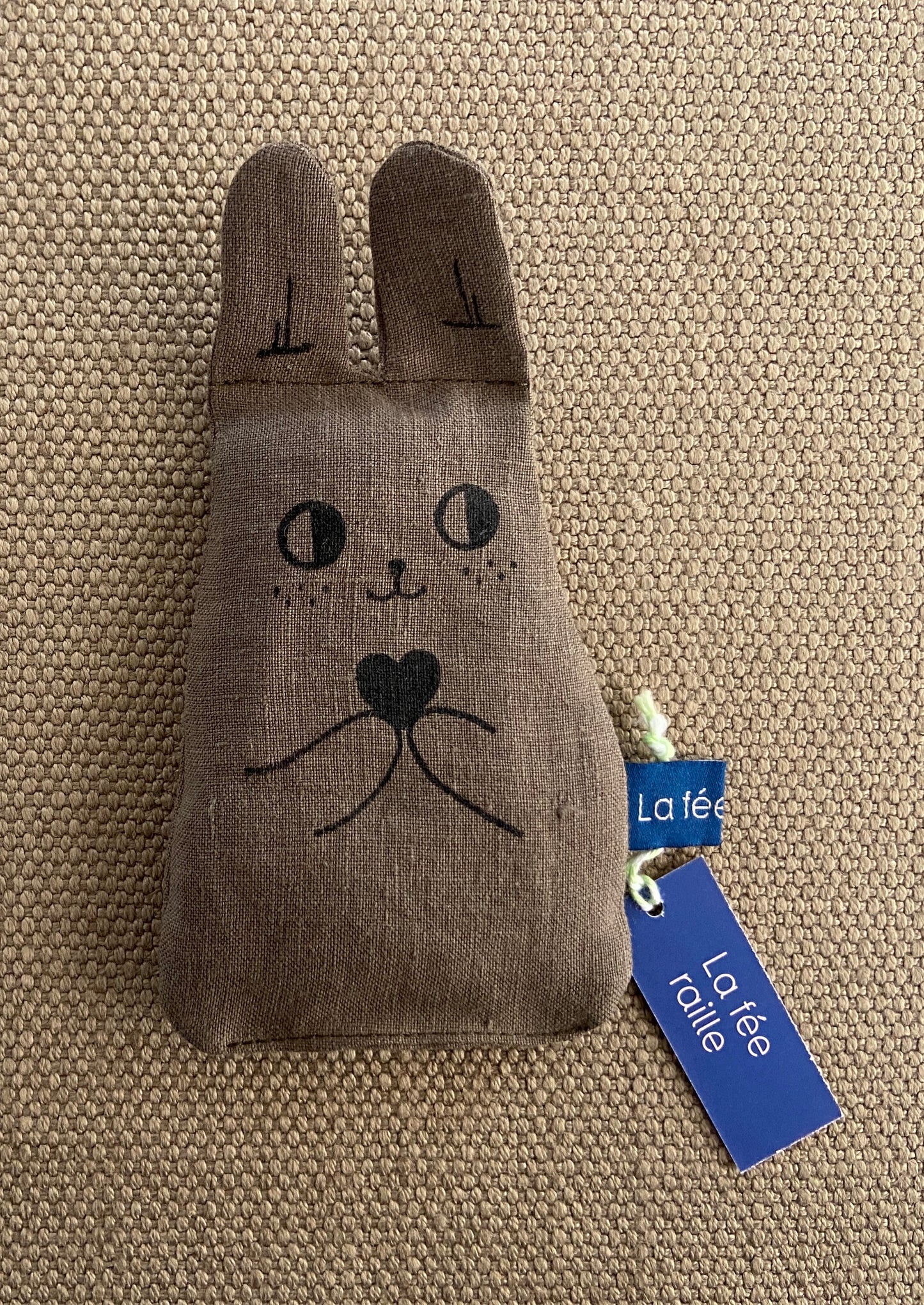 Lavender Bunny Sachet Green