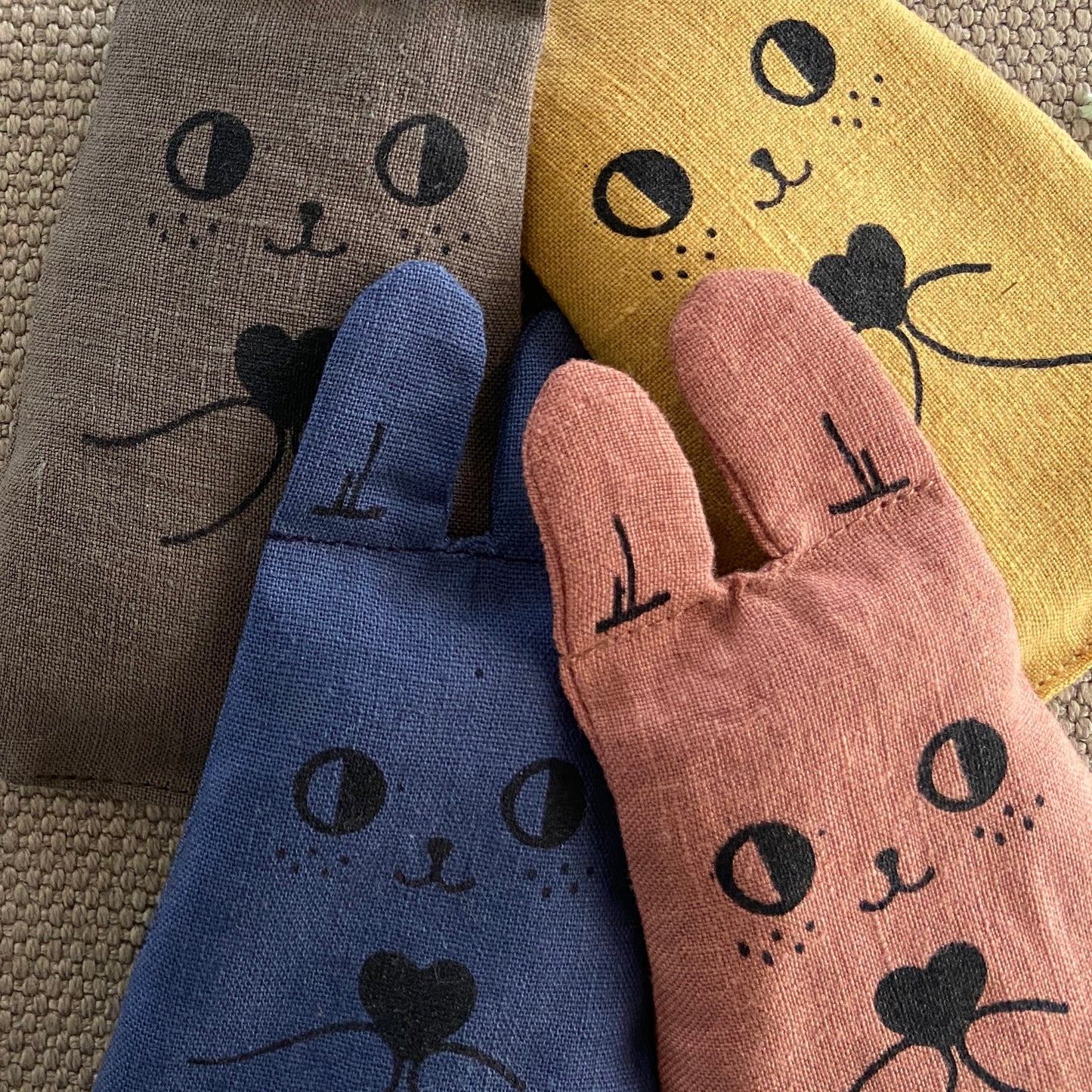 Lavender Bunny Sachet Yellow