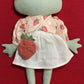 Frog Heirloom Doll with Strawberry Bag