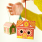 Red-Gingerbread House Ornament