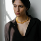 Grande Boule Honey Jade Necklace