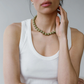 Grande Boule Avocado Jasper Necklace
