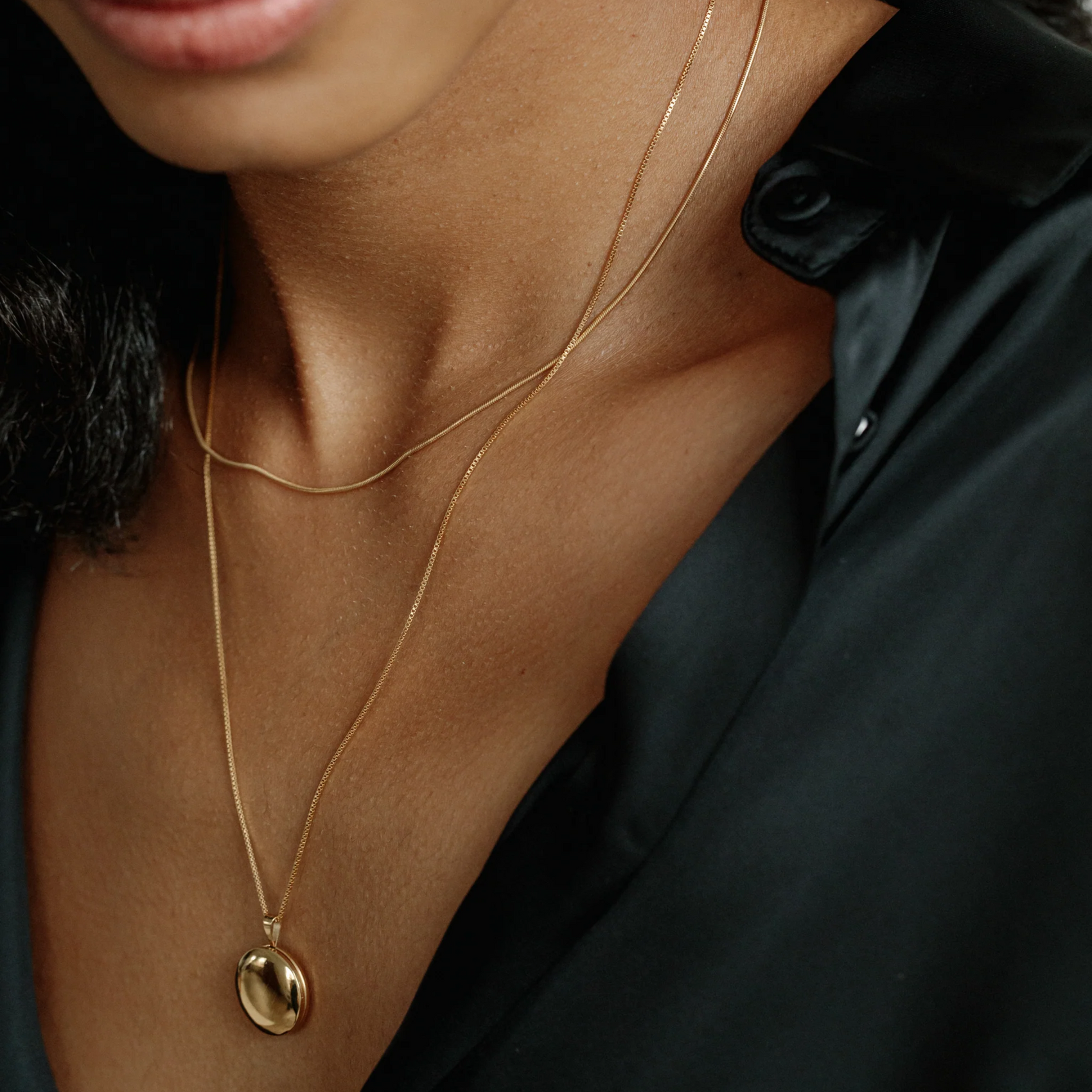 Classic Round Gold Locket
