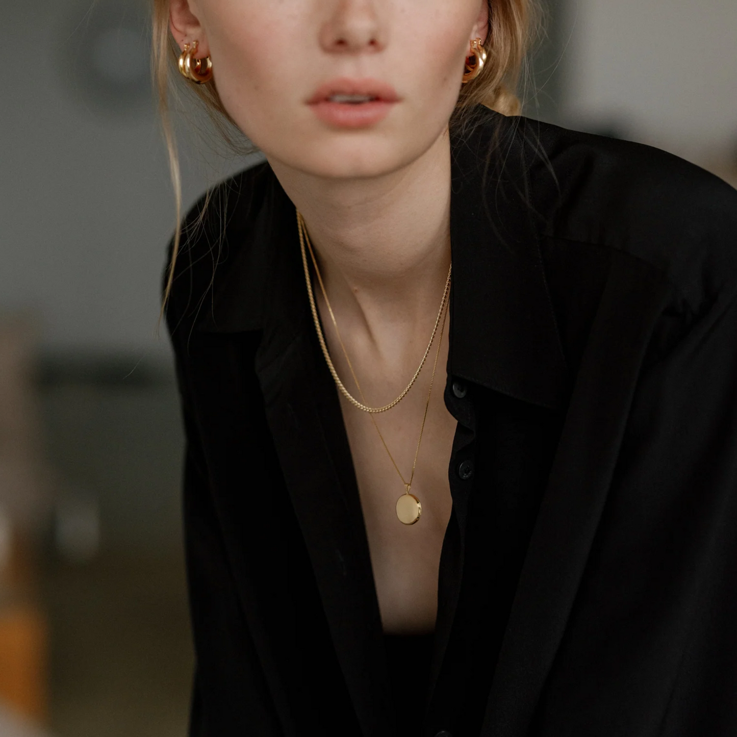 Classic Round Gold Locket