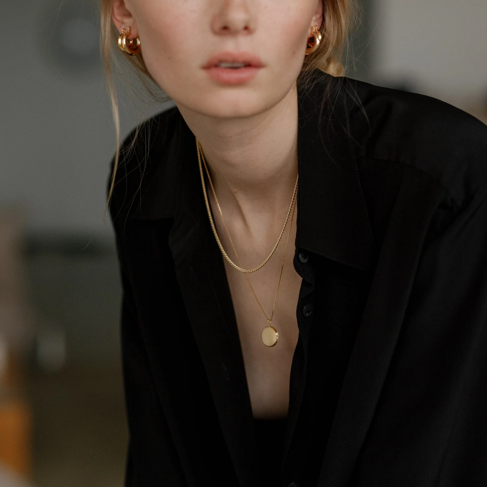 Classic Round Gold Locket