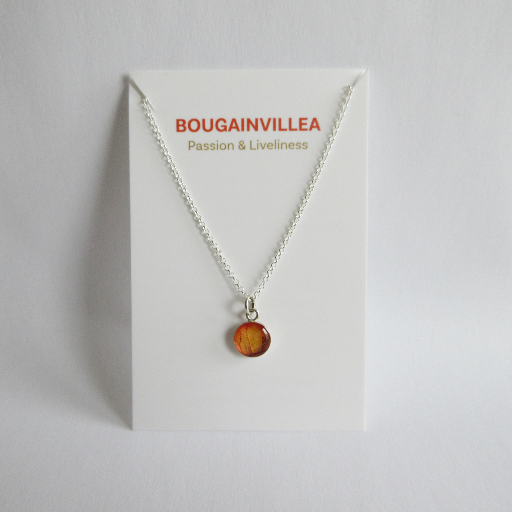 Bougainvillea 8mm Necklace