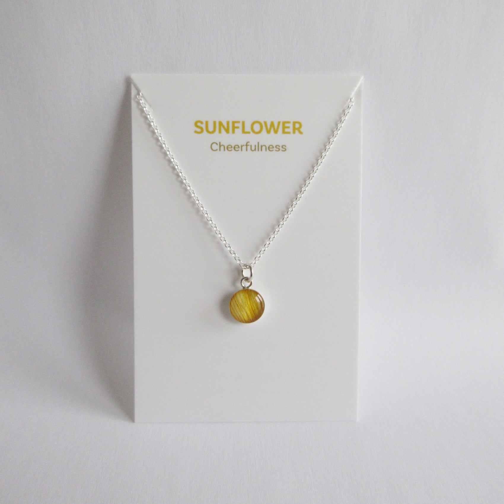 Sunflower 8mm Necklace
