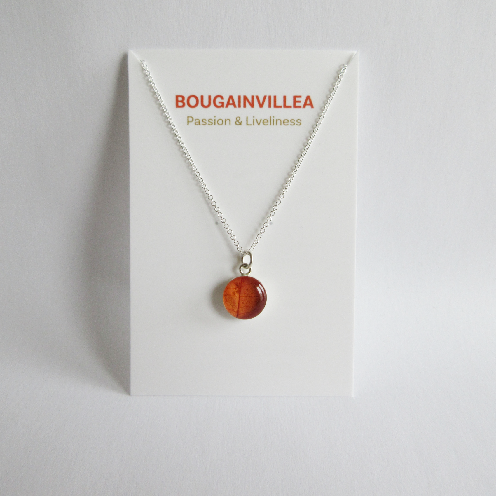 Bougainvillea 10mm Necklace