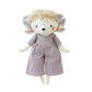 Hedgehog Heirloom Doll in a Lavender Jumpsuit
